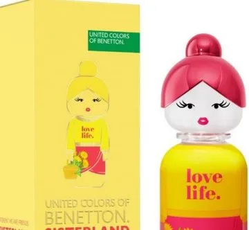 Benetton Sisterland Yellow Peony