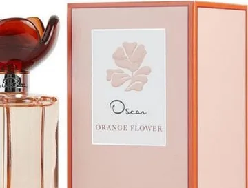 Oscar de la Renta Orange Flower
